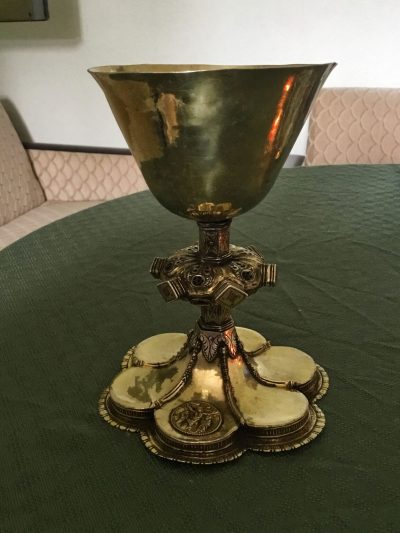 Chalice, most likely used by Bartelt von Schmalensee during church ceremonies in the early 1600’s