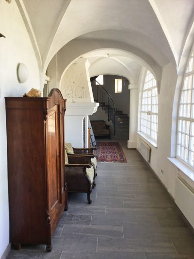 Inside Stolpe Castle